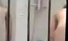 Can you believe this blond amateur showering naked on hidden cam?