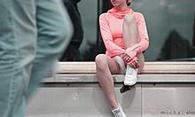 Smoking hot teen girl skips panties while getting wild outdoors