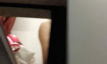 Chubby Sexy Babe Slowly Undresses, Revealing Her Slutty Panties.