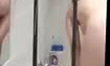 Can you believe this blond amateur showering naked on hidden cam?