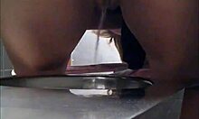 Panties Slut SHOWS OFF PEEING SKILLS for Hidden Cam! What a Dirty Secret She Hides!
