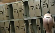 Hidden Cam Catches Wet MILF In Lingerie Teasing Naked In A Steamy Voyeur Video.