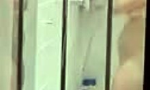 Can you believe this blond amateur showering naked on hidden cam?