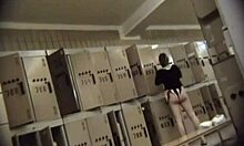 Kinky babe shows tits and legs 😏