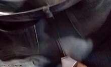 this tight body brunette is showcasing her perky tits in a wet hidden cam striptease 😏