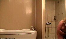 watch chubby milf shower spied on hidden cam