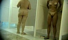 Naughty Naked Bitches Wash Pussies In Public Shower