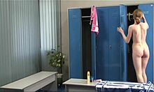 Nude Teen Babe Dresses After Swim, Spied on Hidden Cam