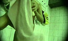 Fat hottie is lifting up her leg and revealing hairy naughty pussy