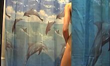 Smoking Hot Bitch Gets Naked In Shower