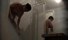 Here you have a chance to spy on chubby milfs showering their horny bodies in the hidden cam.