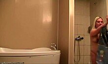 watch chubby milf shower spied on hidden cam