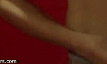 Fabulous Curly Blonde Is Seductively Putting Her Make Up On