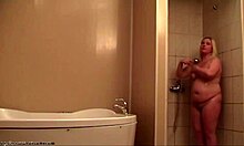 watch chubby milf shower spied on hidden cam