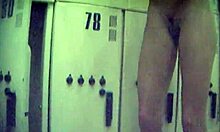 Hidden spy opportunity with horny milf's shaved pussy and big ass