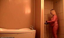 watch chubby milf shower spied on hidden cam