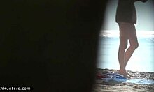 Spy Cam Captures Stunning Amateur Nudist Babe Stripping