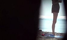 Spy Cam Captures Stunning Amateur Nudist Babe Stripping