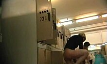 omg, caught this skinny milf undressing on hidden cam today