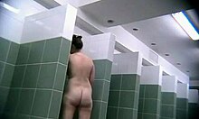 Watch the naughty brunette with perfect body shower naked, spied on by hidden cam all day.