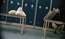 Hidden Cam Spies On Brunette Undressing In Changing Room