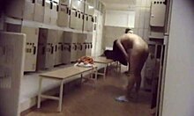 Sexy Brunette Drops Towel In Changing Room Hidden Cam