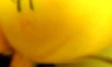 i'm watchin' my dark-haired girlfriend with ass tattoo gettin' drilled doggystyle after blowjob