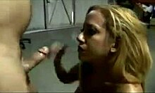 Busty MILF, suck my big cock on your knees!