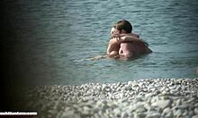 Perky Ass Babe Flaunts Curves on Nudist Beach