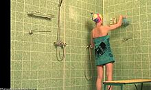 Can't Miss This Young Babe Showering Naked On Hidden Cam