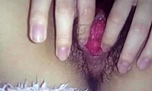 Hairy Pussy Chick Fingers Herself With Greedy Passion