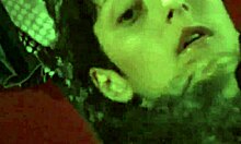 Tempting Curly Brunette Admires Naughty Tits in Mirror