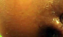 Close-Up Shots Of A Camgirl With A Purple Toy