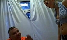 Tiny blonde feels excited for her porn casting