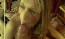 hey, watch this stockings-clad blonde take a raw gang-bang!