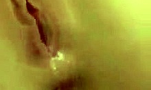 blond-haired bombshell with natural tits in bedroom