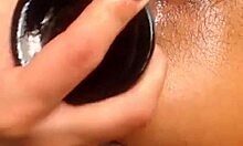 Tanned Bombshell Drives Medium Toy Deep into Her Tight Yearning Asshole.