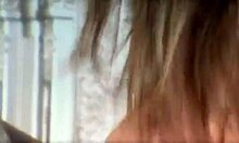 stockings-clad tiny 18+ brunette rides boyfriends massive cock