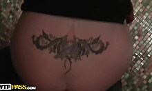 Tatted-Up Brunette GF Sucking Cock