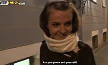 scarf-wearing amateur brunette girlfriend teases in slow-burn outdoor seduction video