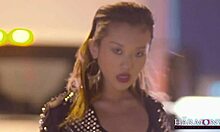 Asian Girlfriend In Elaborate Lingerie Rides Partner's Meaty Cock Hardcore