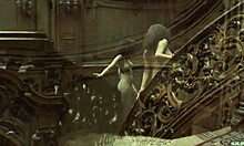 Curly-Haired Brunette Girlfriend Struts Naked Near Opera House!