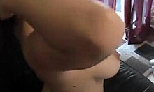 brown-eyed brunette beauty sucking cock lovingly and getting fucked brutally