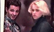 leggy blonde girlfriend in black stockings gets roughly passed around for group sex on cam. amateurs watch the hardcore reality.