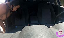 Big Tits Babe Fucks Stranger In Car Quickie