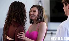 i'm in valentines threesome with liz and maya, robby fucks us