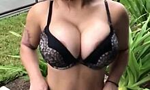 Busty Lingerie-Clad Crystina Rossi Teases with Perfect Body