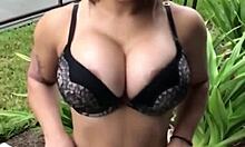 Busty Lingerie-Clad Crystina Rossi Teases with Perfect Body