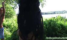 Yo, check these teens in a wild group cocksucking POV on a boat!