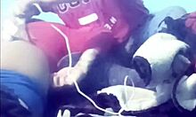 Heteros shave their asses for fun and get horny fucking in close-up.